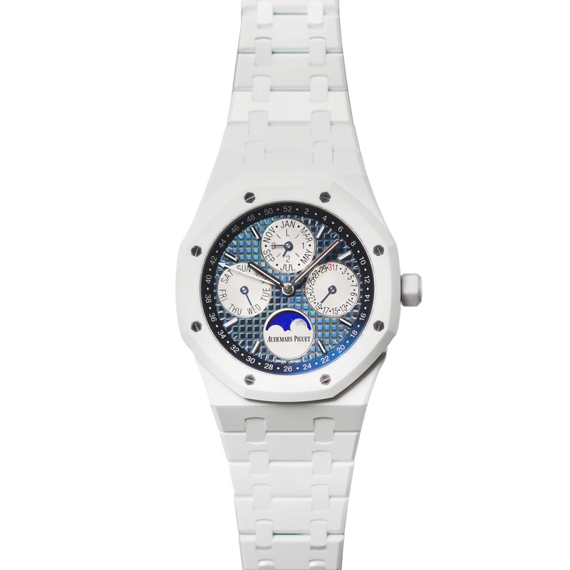 Audemars Piguet Royal Oak 26579CB Perpetual Calendar White Ceramic