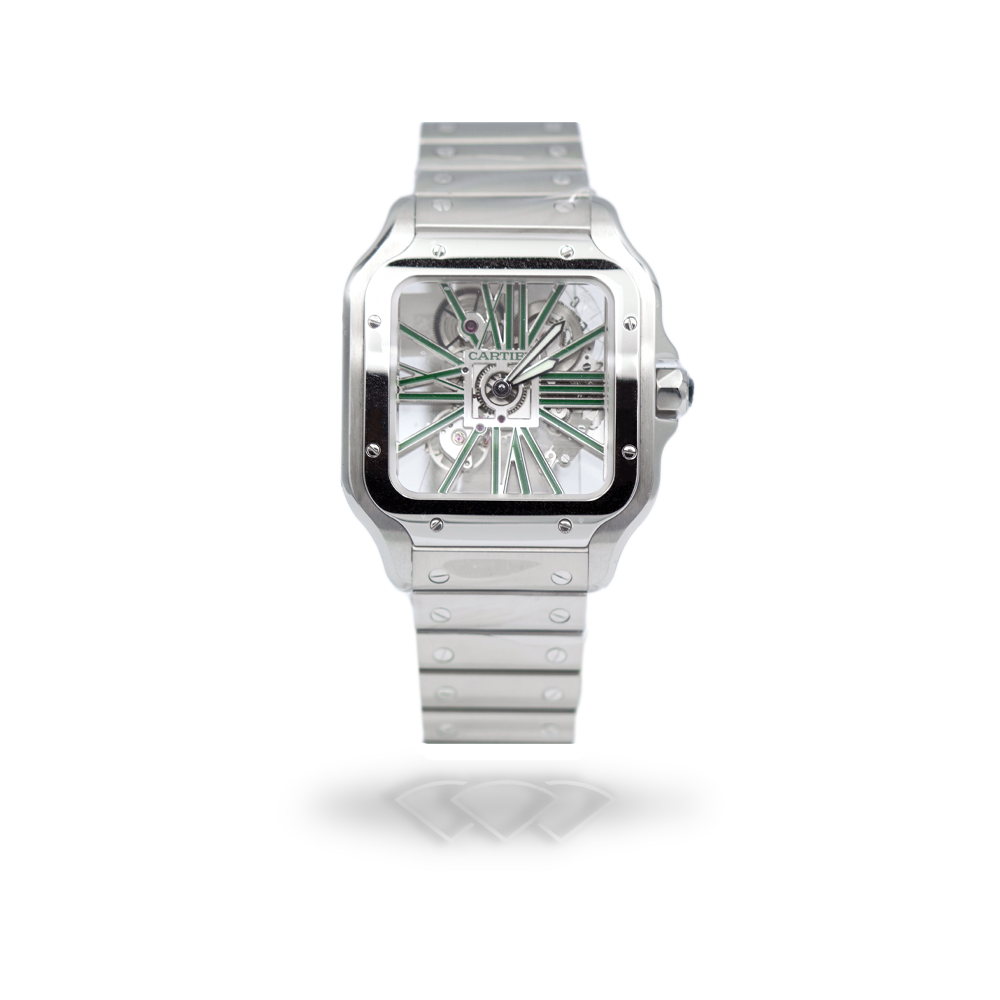 Cartier Santos Skeleton 'Green'