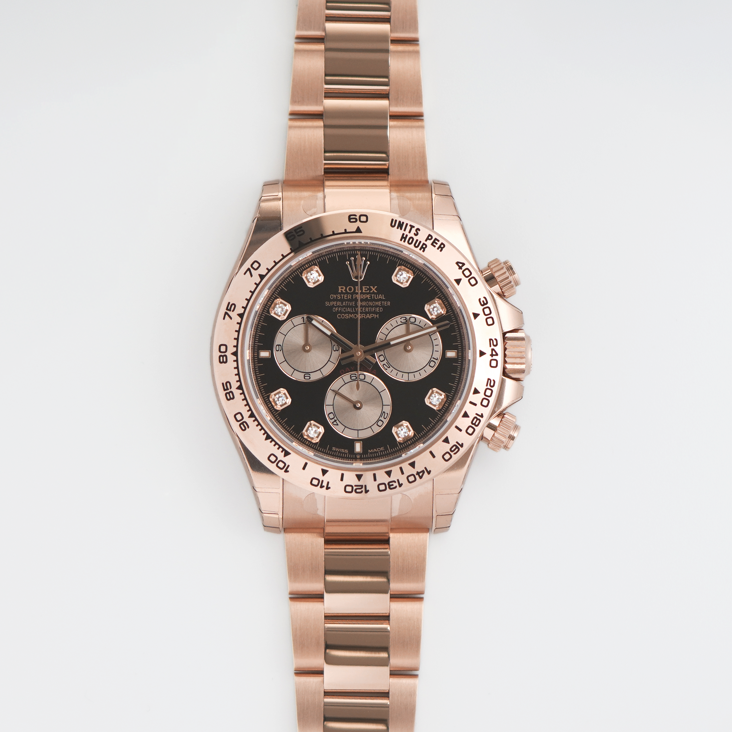 Rolex Cosmopgraph Daytona 126505 'Black Dial' with diamonds