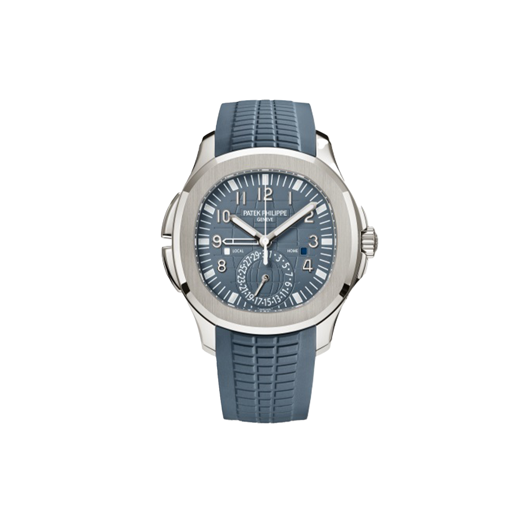 Patek Philippe 5164G Aquanaut Travel Time in White Gold 'Slate Gray Dial'