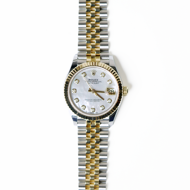 Rolex Datejust 31 278273 White Mother-of-Pearl Dial Oystersteel & Yellow Gold