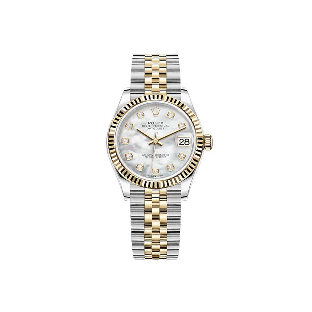 Rolex Datejust 31 278273 White Mother-of-Pearl Dial Oystersteel & Yellow Gold