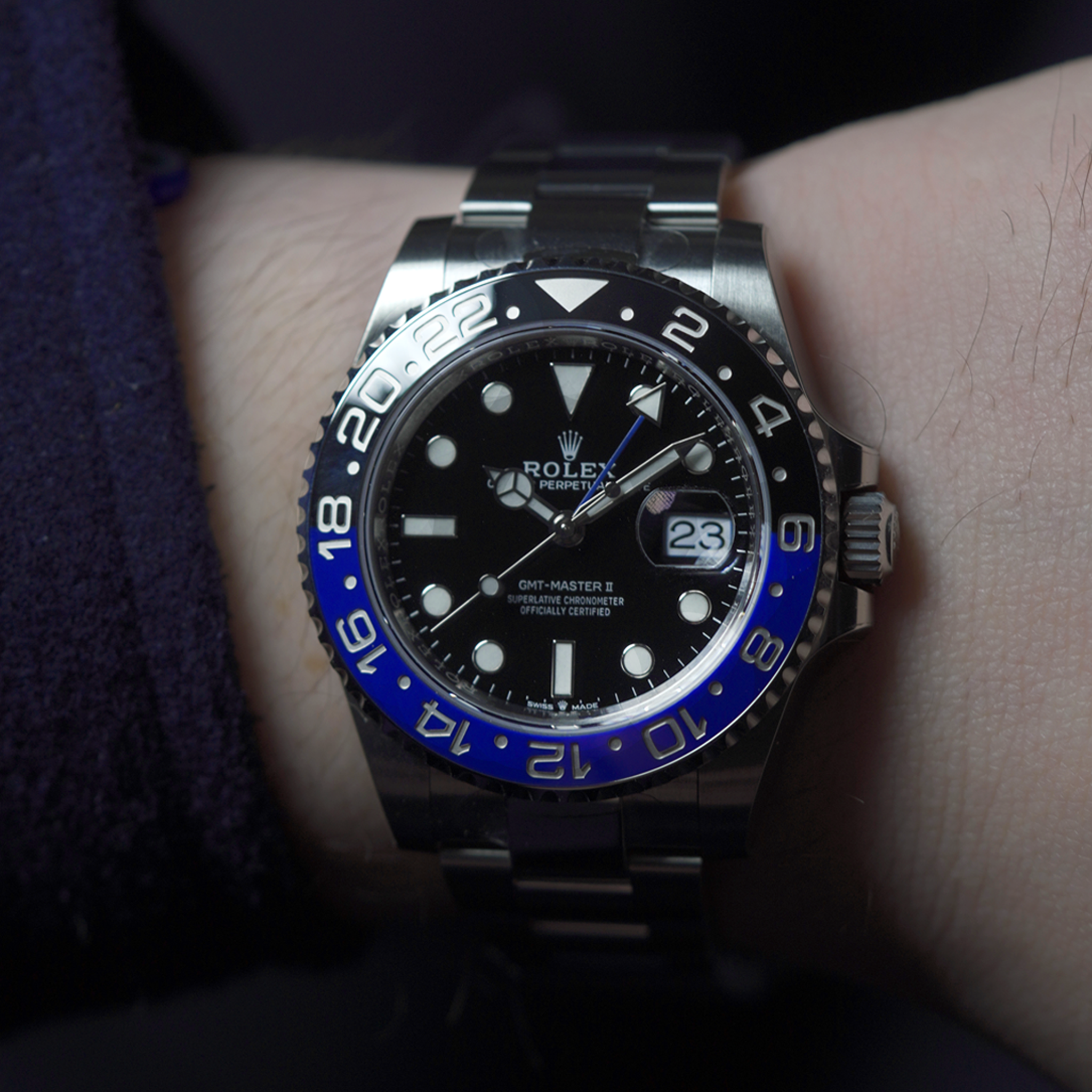 Rolex GMT Master II 126710BLNR "Batman"