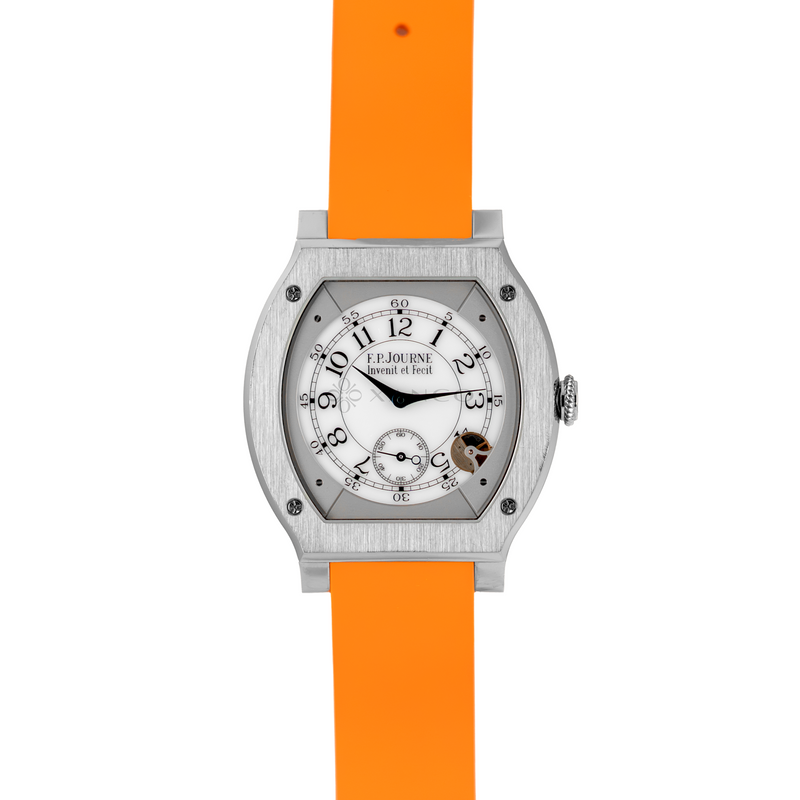 F.P. Journe élégante 48mm Titanium Orange Strap Ref. ELHT