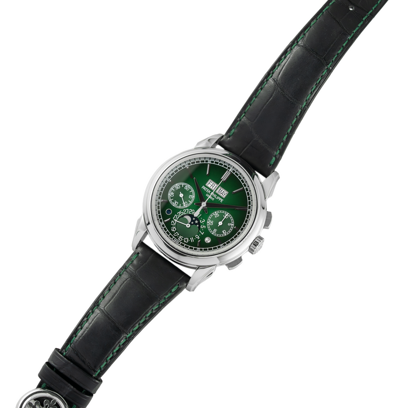 Patek Philippe Grand Complications 5270P-014 Chronograph Perpetual Calendar 'Green Dial'
