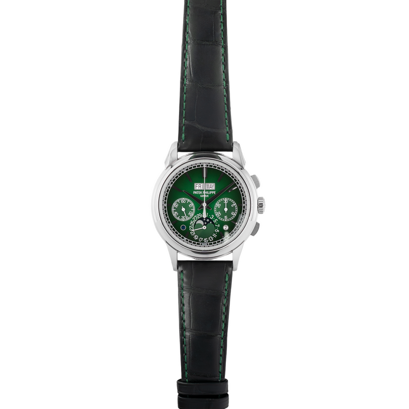 Patek Philippe Grand Complications 5270P-014 Chronograph Perpetual Calendar 'Green Dial'