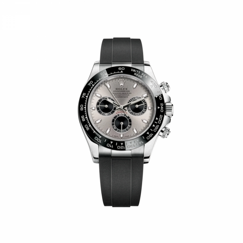 Rolex Cosmograph Daytona 116519LN "Ghost" 18ct White Gold Oysterflex 40mm
