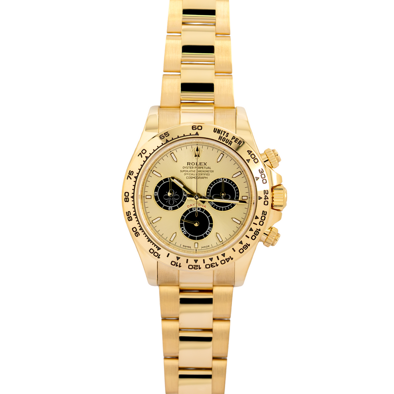 Rolex Cosmograph Daytona 126508 “Pikachu” 40mm Full Yellow Gold