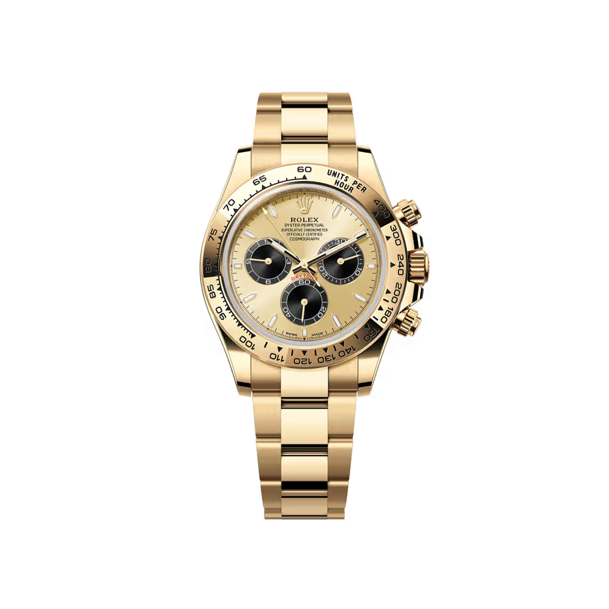 Rolex Cosmograph Daytona 126508 “Pikachu” 40mm Full Yellow Gold
