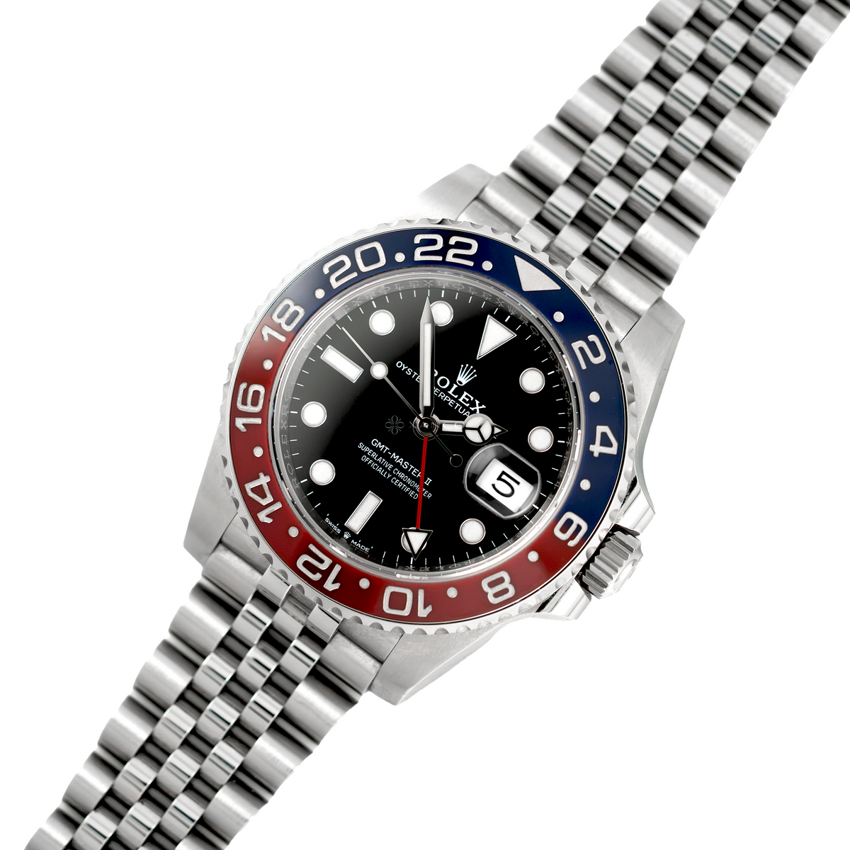 Rolex GMT-Master II 126710BLRO “Pepsi” 40mm Jubilee Bracelet