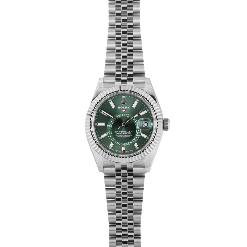 Rolex Sky-Dweller 336934 - Green Dial | Jubilee Bracelet