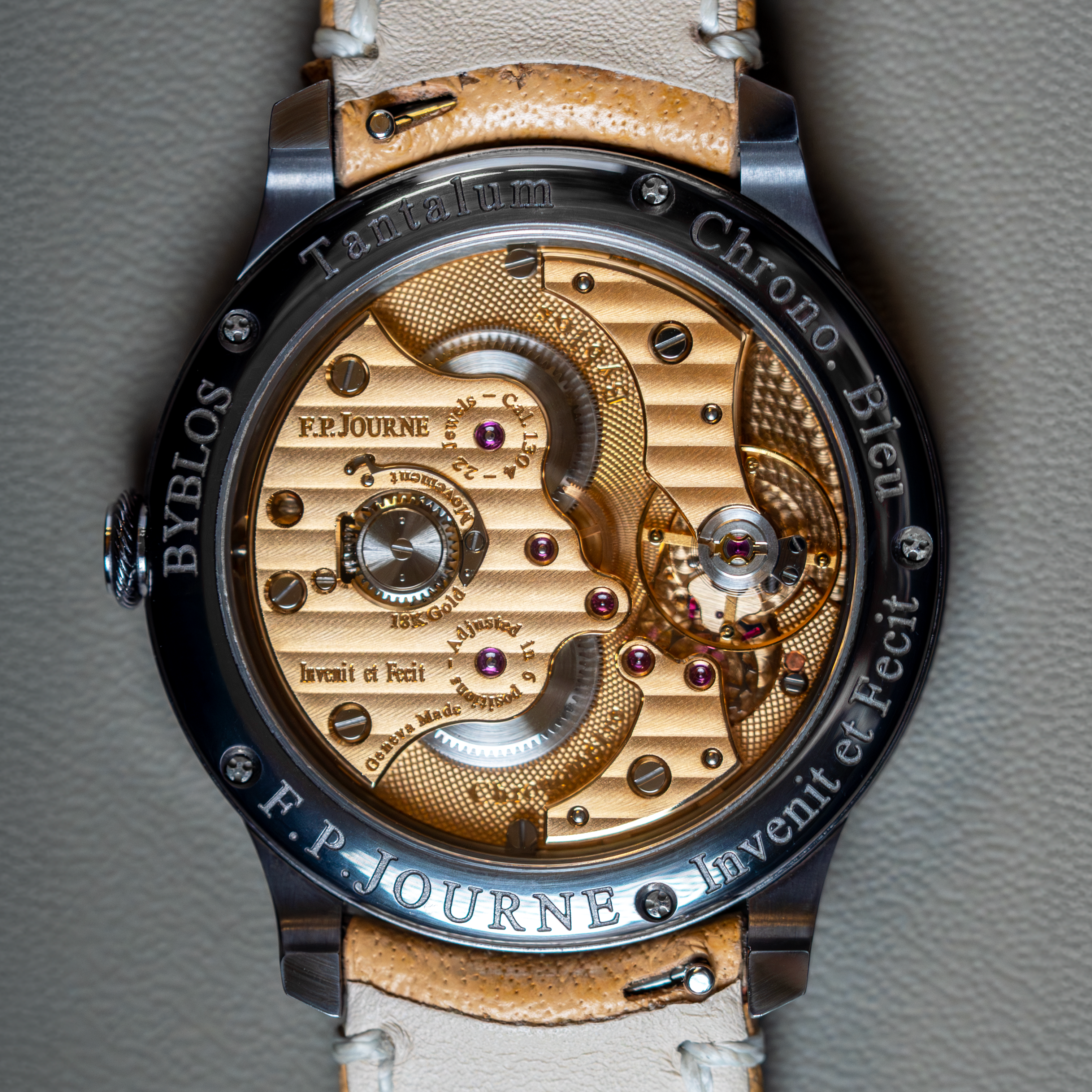 F.P. Journe Chronomètre Bleu Byblos Ref. CB Byblos