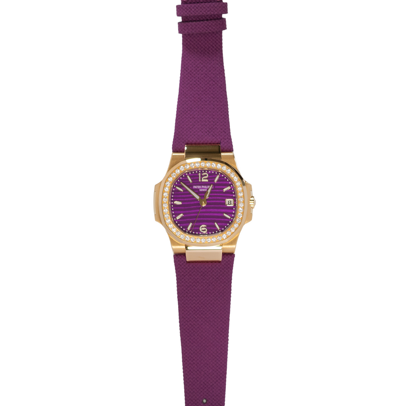 Patek Philippe Nautilus 7010R-013 Purple Dial & Strap