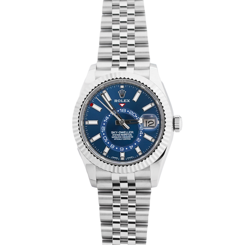 Rolex Sky-Dweller Jubilee 326934 Bright Blue Dial