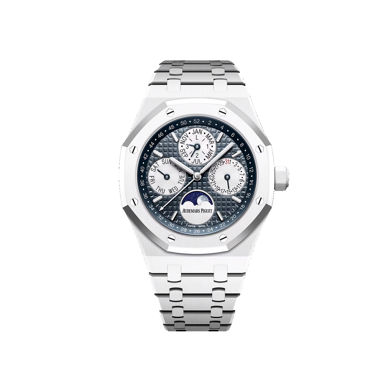 Audemars Piguet Royal Oak 26579CB Perpetual Calendar White Ceramic