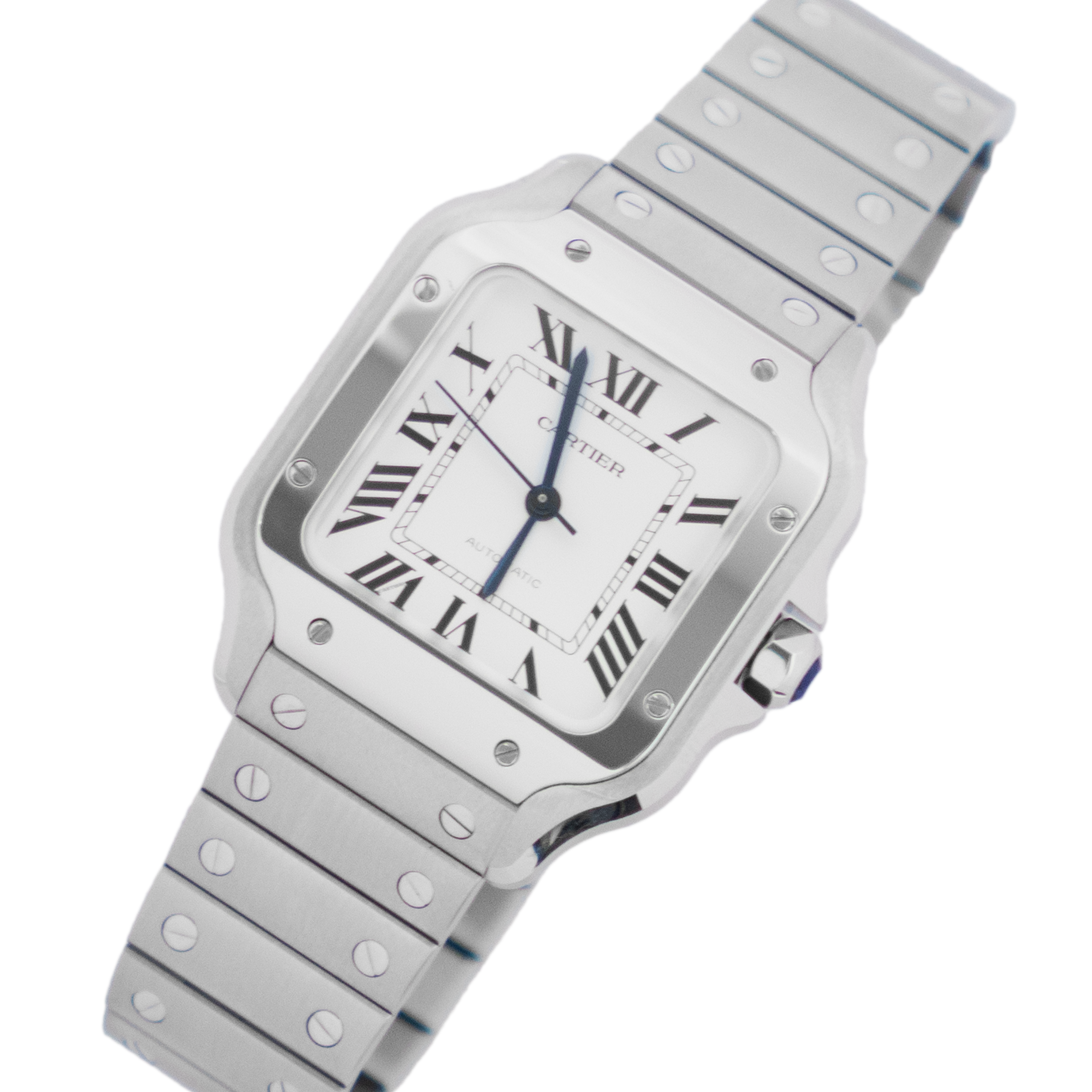 Cartier Santos CRWSSSA0082 White Roman Numeral Dial