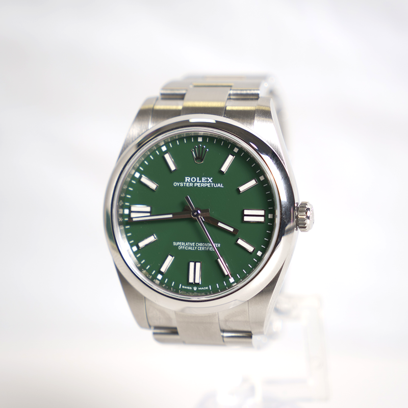 Oyster Perpetual 41 'Green Dial' 124300